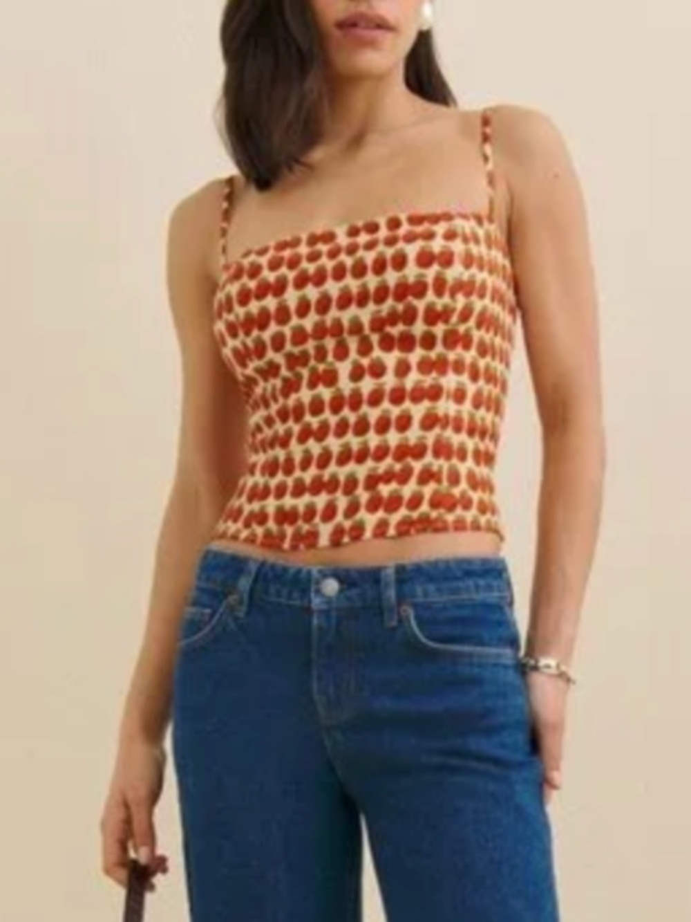 NEW Reformation Overland Top Fresh Tomato 10 - Picture 17 of 17
